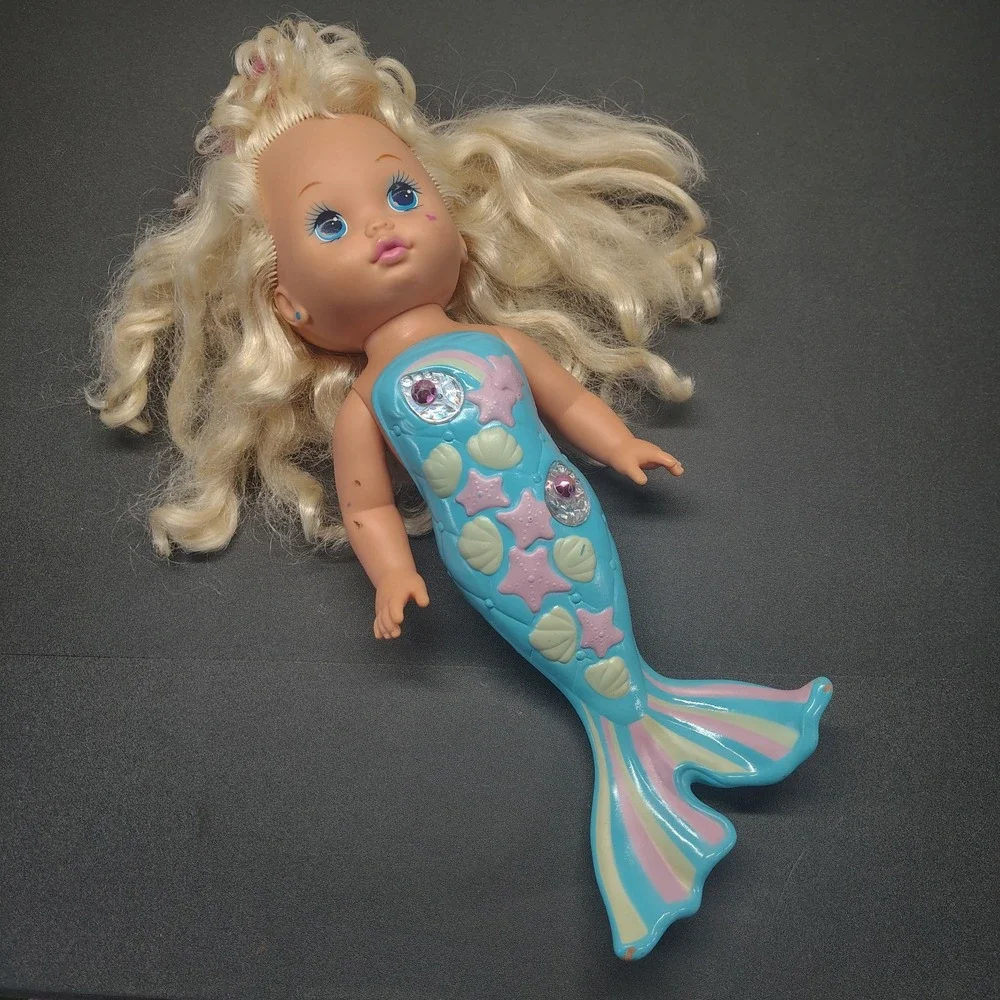 Vintage 1991 Mattel Little Lil Miss Singing Mermaid Doll Sound Untested